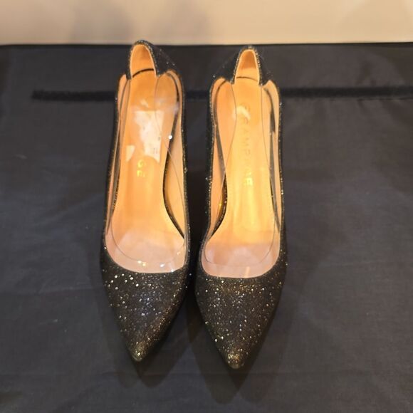 BRAND NEW RAMPAGE POINTED TOE SEQUINS HIGH HEEL STILETTOS WOMEN"S SHOE - Picture 3 of 15